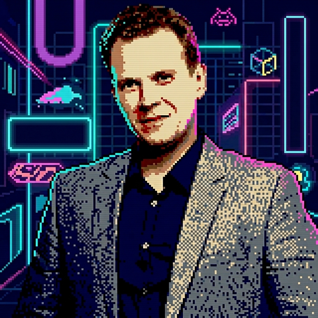 Дмитрий Кот — пиксельный портрет